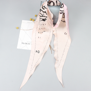 双面异色真丝桑蚕丝时尚印花三角巾女士装饰搭配丝巾a903 1013