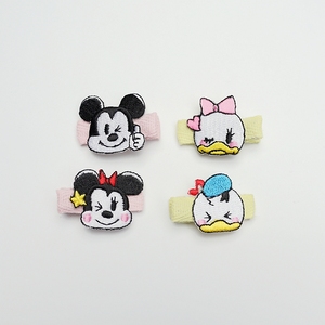 l08-09日本卡通迪士尼tsum对夹米奇米妮唐老鸭全包发夹宝宝发饰