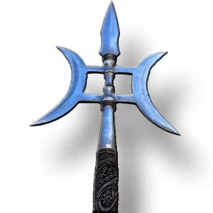 00 2人付款  淘宝 三国吕布兵器方天画戟龙泉十八般冷兵器古代花纹钢