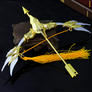 荣耀玩具后羿武器弓箭如梦令黄金射手座皮肤手办金属模型王周边者