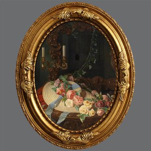 欧式椭圆形相框墙挂墙