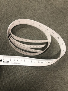 宜家国内代购1米纸尺双面测量尺家用纸质尺子