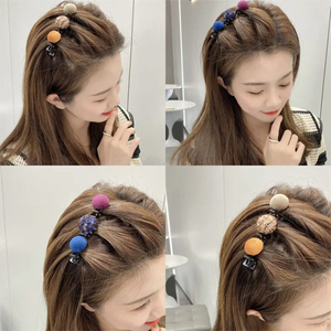 网红发夹女秋冬甜美刘海夹前额碎发固定夹子发卡头饰懒人编发神器
