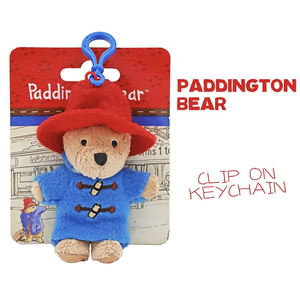 正品英国正版帕丁顿熊电影周边毛绒公仔钥匙扣书包挂件配饰泰迪熊