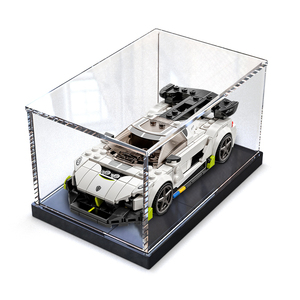 亚克力展示盒乐高柯尼塞格超级赛车76900 拼装玩具模型透明防尘罩