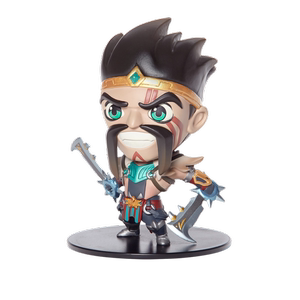 000人付款淘宝栏栅手绘粘土游戏lol英雄联盟风女德莱文q版娃娃手办