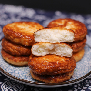 宁波石浦特产渔味一品鱼葱饼油炸风味特色香煎鱼饼1000g/20块