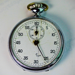 早期瑞士百年灵古董秒表 TUNG EVE 机械秒表