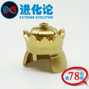 乐高lego 零件 人仔 国王皇冠帽子 金属金色 71015 87940 6051417