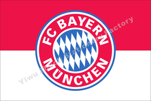 德甲 拜仁慕尼黑队旗 德甲旗帜 FC Bayern Munich flag 144X96cm