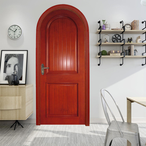 纯实木门定制原木室内门定做圆形门拱形门弧形门卧室套装房门扣线