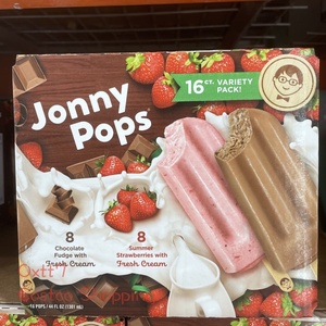 jonnypops巧克力味 草莓味 芒果味 菠萝椰奶味16支网红雪糕冰淇淋