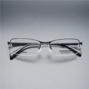 charmant夏蒙商务男士休闲钛材眼镜框 气质轻盈光学眼镜架ch10280