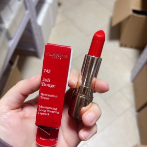 临期特价 专柜法国娇韵诗水润丰盈唇膏742 3.5g 保湿滋润水红色