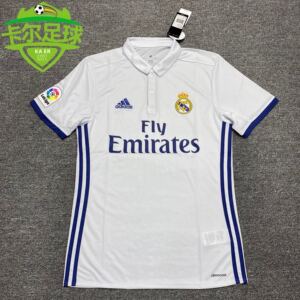 卡尔正品 皇马16-17赛季主场 欧冠联赛 球迷版球衣 足球服 s94992