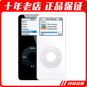 正品可帮下歌  苹果ipod nano1  播放器 苹果MP3播放器 全新电池