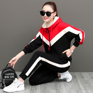 时尚套装女装连帽运动服两件套-淘宝拼多多热销时尚套装女装连帽运动