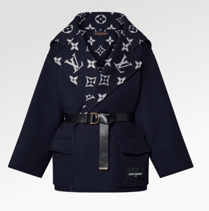 000人付款淘宝意大利代购lv/路易威登女装 棕色logo印花褶皱真丝半身