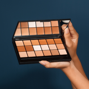 现货| rcma makeup vk palette 18色专业粉底盘遮瑕盘 11