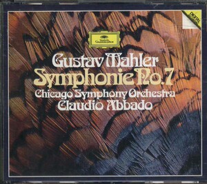 马勒mahler 第七交响曲 阿巴多abbado 2cd 满银圈