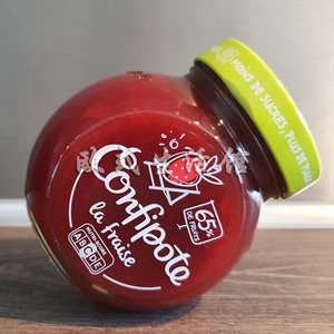 1件不发货 法国原产低糖果酱天然纯果肉 低糖草莓酱果酱materne