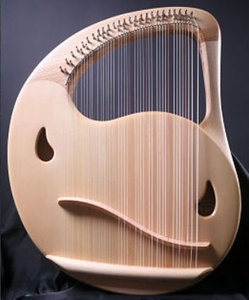 竖琴初头者儿童乐器大级小欧式凤琴自鸣篌专业迷你古典箜篌学演奏