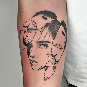 纹身贴防水 女持久仿真ins风暗黑系x5691582阿里巴巴为您推荐日式鬼