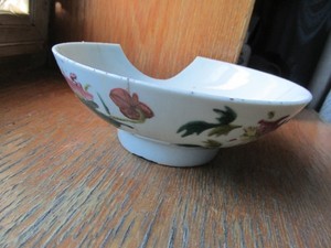 清朝民国粉彩瓷碗老瓷器标本老物件食器瓷片包老包真