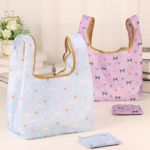 新款日本小号可爱环保轻便携可折叠时尚简约手提购物袋子便当包邮
