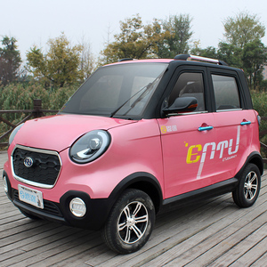 恩途电动四轮车全封闭电动汽车轿车油电两用家用四轮电动车代步车