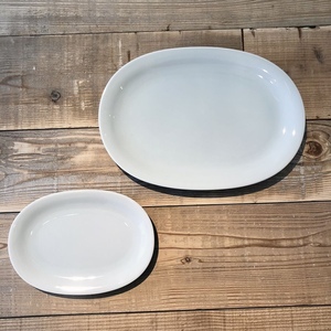 muji 无印良品 青白瓷 椭圆碟 鱼碟 果盘 32cm