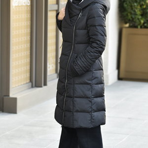 超厚抗风羽绒服女白鸭绒中长款snowimage出口俄罗斯原单欧货新款