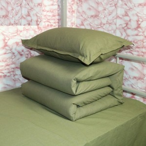 军 训被子棉被正品单人三件套六件套草绿色套装单位被褥宿舍棉被