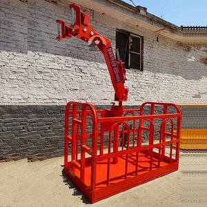 吊笼吊篮吊车.蜗杆吊运机折o臂吊顶筐高空作业用吊蓝起重用1.35