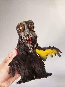 万代正品bandai东宝大怪兽哥斯拉godzilla黑多拉 hedorah可动软胶