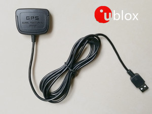 路测 电脑USB口GPS+北斗BDS接收器UB-353定位导航模块GMOUSE天线