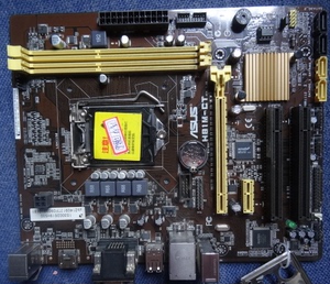 华硕h81m-ct h81集显主板1150针高清ddr3带pci