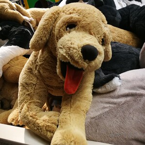 ikea国内宜家代购 古西格格登毛绒玩具大黄狗金毛小狗狗kimi小黄