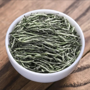 四川省峨眉山绿茶毛尖醇香回甘绿毛峰豆香味高山明前茶叶125g罐装