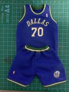 eb专用 罗德曼小牛队复古球衣 enterbay 1/6  人偶专用 模玩世家