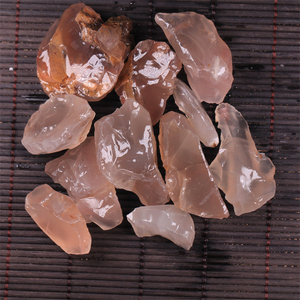 保山天然原矿南红玛瑙 冰飘荔枝冻毛料原石 珠子挂件配饰料 236克