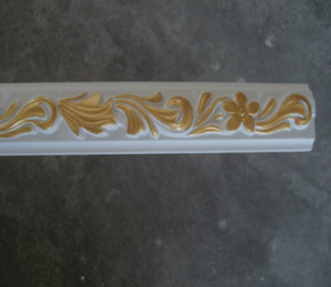 吊顶pu线条 欧式装饰线条 雕花平线 非石膏线墙角线描金hbx065/支