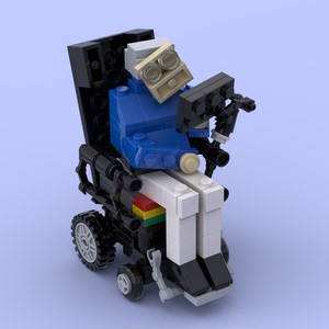 magicfingers乐高moc定制史蒂芬霍金图纸小场景零件包lego积木min