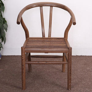 红木家具鸡翅木凉椅中式围椅电脑椅实木休闲椅背靠椅半圆椅儿童椅