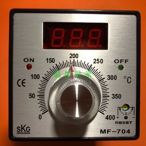 正品MF-704柏林顿电子电器厂SKG高精度旋钮数显温控器仪表