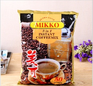 缅甸咖啡美可 咖啡粉MIKKO原味特浓条装 速溶三合一咖啡粉速溶袋