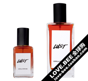 【新鲜现货】英国lush lust 诱惑男女香水 茉莉花香调 30ml/100ml
