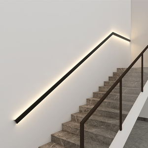 明装楼梯扶手灯带侧面人体感应极长过道走廊简约装饰无主线条壁灯