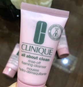 倩碧水洗卸妆洁面泡沫洗面奶补水深度清洁 小样30ml*2