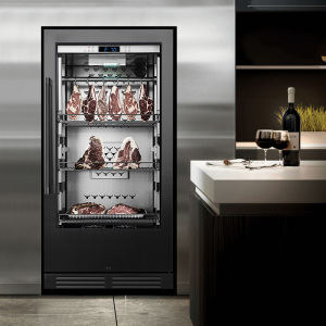 富客fk-128w2智能恒温干式牛排熟成柜不锈钢冷藏柜牛肉排酸保鲜柜